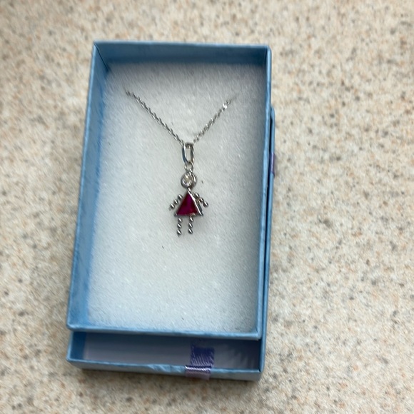🩷Baby girl 14k birthstone pendant🩷 - Picture 2 of 2